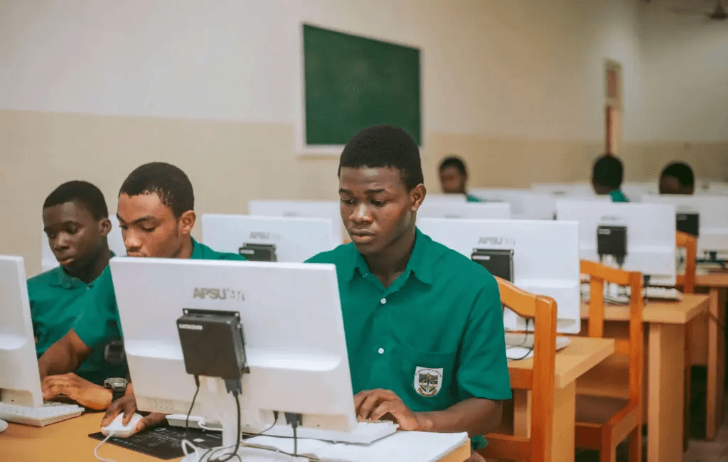 Student studying with eCampus